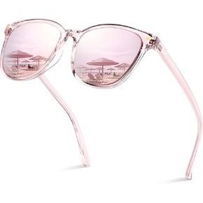 نظارات شمسية مستقطبة للنساء والرجال - ظلال عصرية عاكسة مع حماية من الأشعة فوق البنفسجية 400 in Kuwait