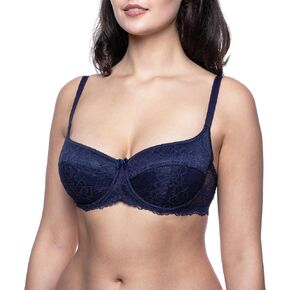 Women's Balconette Push Up Bra, Lace Sexy Design in Kuwait