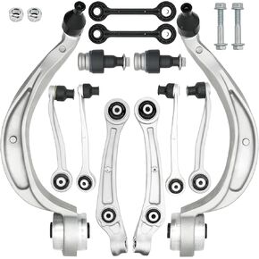 8K0407505A Front Upper and Lower Control Arm kit Fits For Audi A4 A5 S5 A6 A7 Q5 RS5 RS7 S4 S6 SQ5,14PCS Front Control Arm Ball joint Suspension Kit in Kuwait