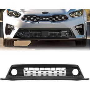 Lower Grille Compatible with 2019-2021 Kia Forte w/Daytime Running Lamp Holes Painted Black Front Bumper Grill Replacement for 86530M7020 KI1015113 in Kuwait