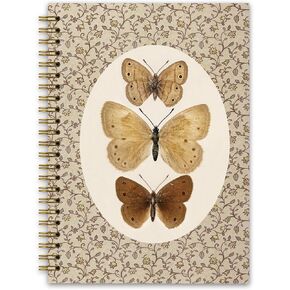 Vintage Butterfly Spiral Journal Notebook, Butterfly Journal for Women, Retro Aesthetic Journal Notebooks for Note Taking, Office Supplies Gifts for Women, 5.5x8.3 Inch 5.5x8.3 in Kuwait