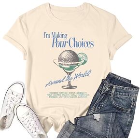 تي شيرت قلعة المملكة السحرية للنساء كاجوال لقضاء العطلات العائلية تي شيرت لطيف لرحلة الصيف بأكمام قصيرة in Kuwait