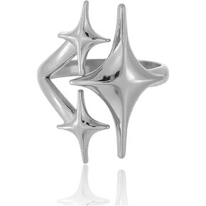 14K Gold Plated Star Rings for Women Adjustable Stars Rings Y2k Star Ring in Kuwait