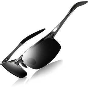 Men's Sports Polarized Sunglasses UV400 Protection Durable Metal Frame for Driving, Fishing, and Golf in Saudi Arabia