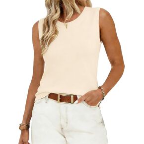 Beautiful Nomad Women’s Sweater Vest Crew Neck Classic Basic Knit Sleeveless Sweaters Pullover Tank Tops in Kuwait