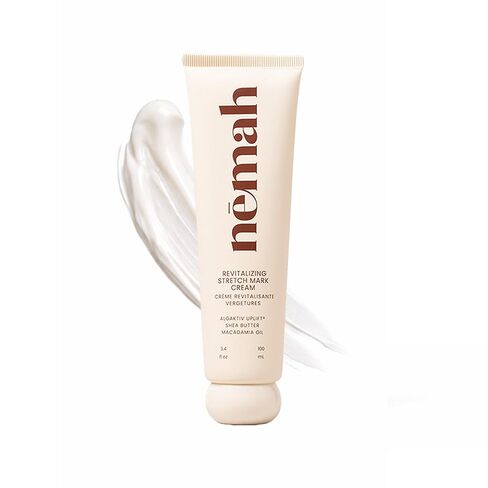Revitalizing Stretch Mark Cream, Ultra-Hydrating Stretch Mark Cream for Pregnancy, Postpartum and Pregnancy Essentials, Vegan Cream with Vanistryl, Shea Butter, and Macadamia Oil, 100 g - Nēmah in Kuwait