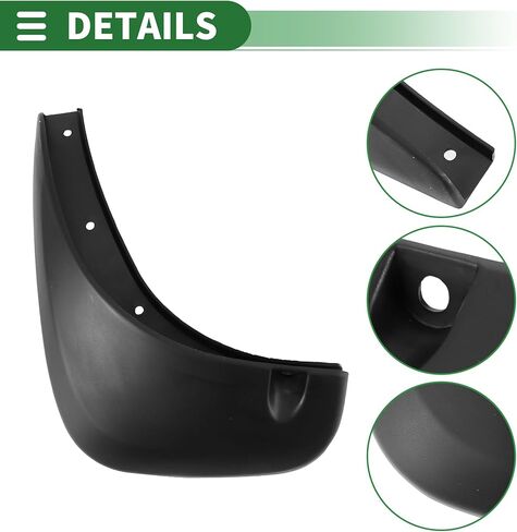 واقيات الطين من Motoforti واقيات الطين لسيارة Kia Soul 2010-2013 مع ملحقات التثبيت in Saudi Arabia
