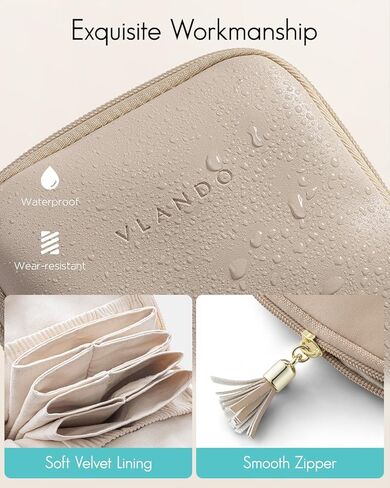 Vlando Small jewelry pouch and makeup pouch in Saudi Arabia