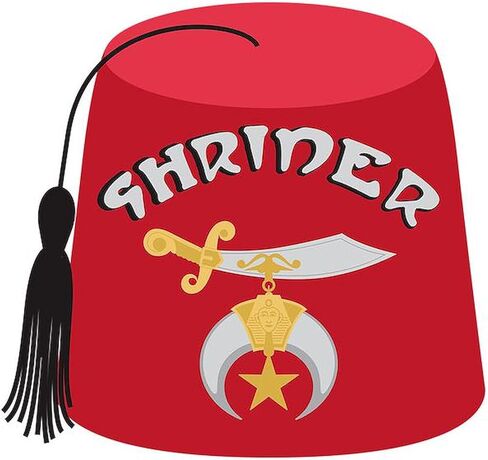 CafePress Shriner 5.5" Round Car Magnet Magnetic Bumper Display in Saudi Arabia