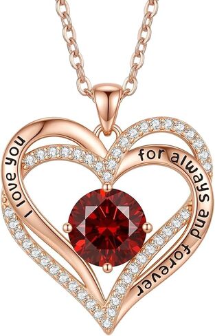 KRUCKEL قلادة Let me LOVE you مطلية بالذهب الأبيض ومصنوعة من كريستال سواروفسكي® - NLS0033 in Kuwait