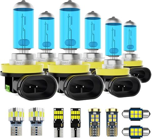 Light Bulbs Compatible With Toyota Tacoma 1998-2015 Halogen Headlight Bulbs,9003 High Low Beam Headlights Halogen Light Bulb, Super Bright 6000K White,2 Pack in Kuwait