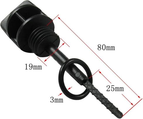 Motorcycle Accessories Scooter for GY6 50CC, 125CC, 150CC Dipstick With O Ring in Saudi Arabia