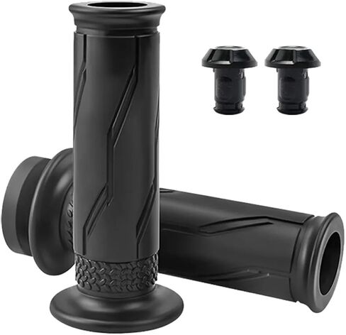 2Pcs Left and Right Throttle Tube Hand Grips Rubber for Yamaha YZF-R6 YZF R1 R6 R1S R1M #2C0-26240-00-00 Settle Handle Bar Grips in Saudi Arabia
