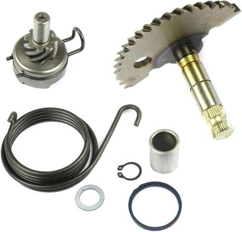 Scooter ATV Moped Kick Start Complete Gear Kick Start Kit for GY6 50CC 80CC Replacement Part Kickstarter Gear Assembly(A) in Saudi Arabia
