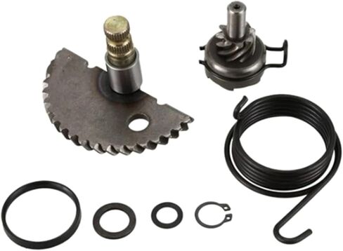 Scooter ATV Moped Kick Start Complete Gear Kick Start Kit for GY6 50CC 80CC Replacement Part Kickstarter Gear Assembly(A) in Saudi Arabia