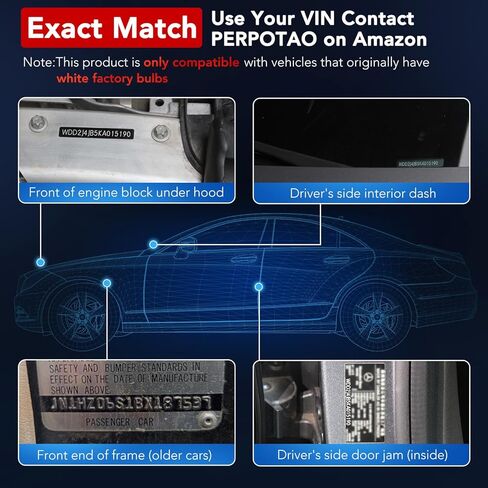 لمبات D3S D3R 46000LM 800% أكثر سطوعًا 6000K أبيض بارد التوصيل والتشغيل HID استبدال 2-Pack in Kuwait