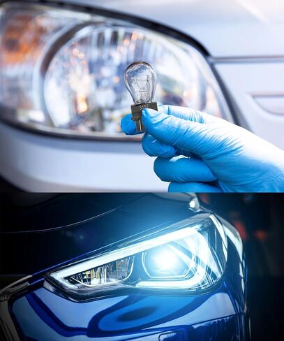 10PCS Turn Signal Bulb,Car Accessories,3157 Bulb,Automotive Tail Light Bulbs,Waterproof Brake Lights Bulbs,Automotive Replacement,Suitable for Most Types of Vehicles,Cars,SUVs,Trucks and More in Kuwait