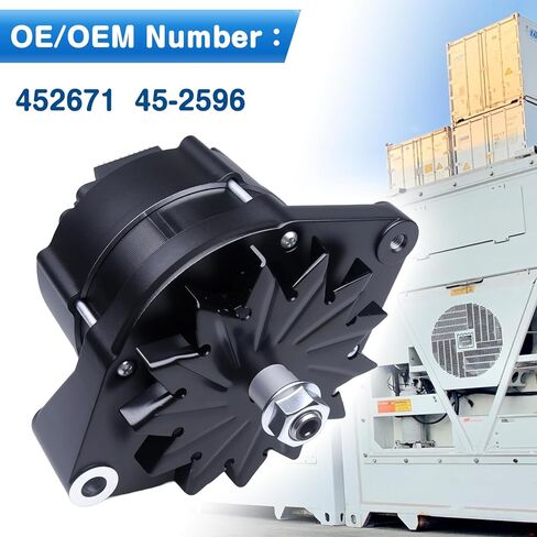 مولد كهربائي 452671، متوافق مع Thermo King Tripac APU Evo 120A 14.5V، استبدال 41-9925,45-2596,845-2596، 845-2681، 9513-45، 20-45-2259، 167-84118، 1E78291G00، 45-2671 سلسلة تبريد الحاويات المبردة in Saudi Arabia