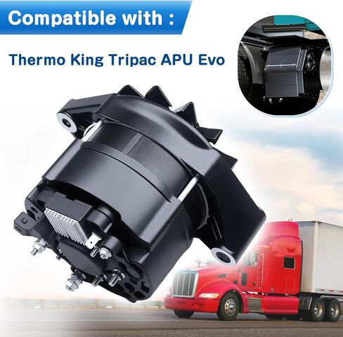 مولد كهربائي 452671، متوافق مع Thermo King Tripac APU Evo 120A 14.5V، استبدال 41-9925,45-2596,845-2596، 845-2681، 9513-45، 20-45-2259، 167-84118، 1E78291G00، 45-2671 سلسلة تبريد الحاويات المبردة in Saudi Arabia