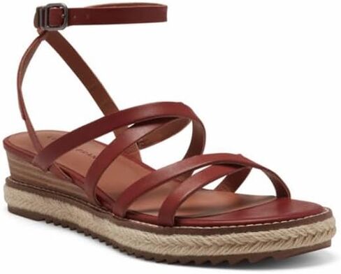 صندل نسائي من Lucky Brand Nemelli Strappy Wedge in Kuwait