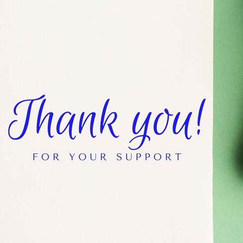 Slim PSI Script Grateful Elegance Pre-Inked Thank You Stamp - Large Thank You Stamp for Teachers, Student Work, Paid Thank You Stamp, Size 1/2 x 1-1/2, Show Appreciation with Style! in Saudi Arabia