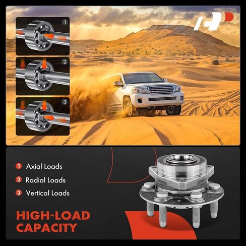 A-Premium Front or Rear Wheel Bearing and Hub Assembly with 6-Lug Compatible with Chevrolet Blazer 2019 2020 2021 2022 in Saudi Arabia
