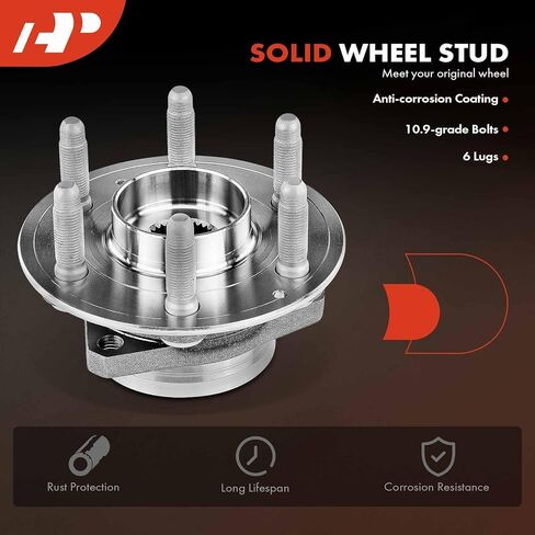 A-Premium Front or Rear Wheel Bearing and Hub Assembly with 6-Lug Compatible with Chevrolet Blazer 2019 2020 2021 2022 in Saudi Arabia