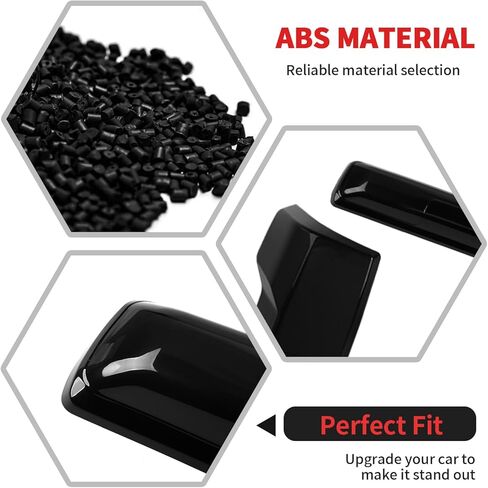 RT-TCZ Tail Light Lamp Cover Third 3rd Brake Light Cover Kit Exterior Accessories for Chevy Colorado 2023 2024 2025,Smoked Black in Saudi Arabia