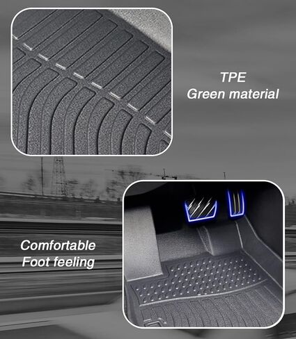 Car Floor Mats Replacement for BMW 5 Series G30 2017-2023 (520i 530e 530i 535i 540i 540d 550i) Heavy Duty Liners Genuine Odorless Carpet Accessories Black in Kuwait