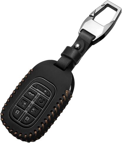 Leather Compatible with Honda Key fob Cover for 2025 2026 Odyssey 7 Buttons Accessories Keychain in Kuwait