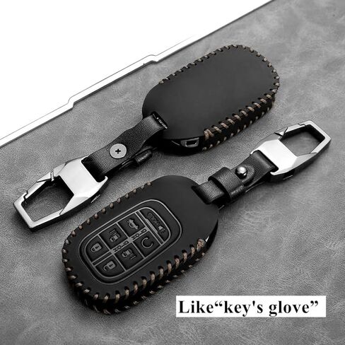 Leather Compatible with Honda Key fob Cover for 2025 2026 Odyssey 7 Buttons Accessories Keychain in Kuwait