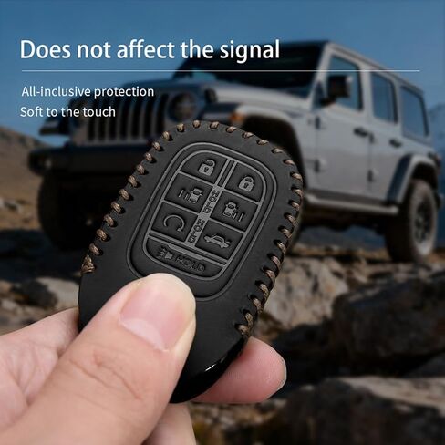 Leather Compatible with Honda Key fob Cover for 2025 2026 Odyssey 7 Buttons Accessories Keychain in Kuwait