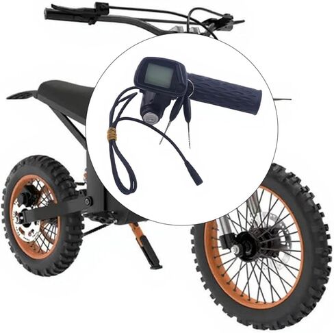 دراجة نارية مقاومة للماء تقيد السائق مع مقياس سرعة الدوران بشاشة عرض رقمية برمز الخطاف للسرعات الكهربائية in Kuwait