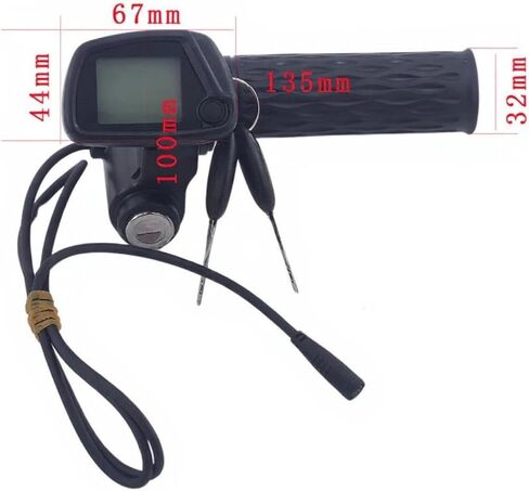 دراجة نارية مقاومة للماء تقيد السائق مع مقياس سرعة الدوران بشاشة عرض رقمية برمز الخطاف للسرعات الكهربائية in Kuwait