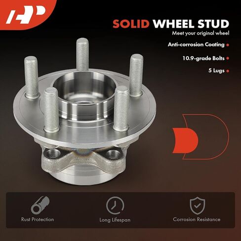 A-Premium 2 x Front Wheel Bearing and Hub Assembly with 5-Lug Compatible with Ford Explorer 2020-2023 & Lincoln Aviator 2020-2022, RWD in Saudi Arabia