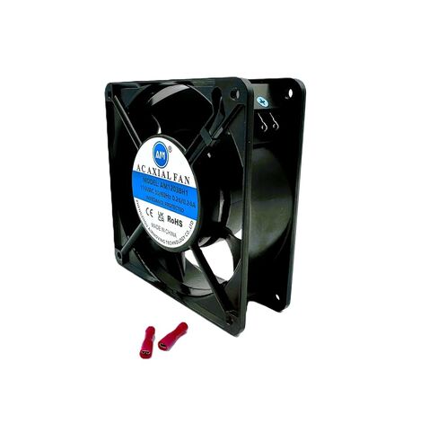 Replacement Axial Cooling Fan 2160023 for Delfield Equipment Including Electrical Terminal Connectors, Exact Fit, Easy Install in Saudi Arabia