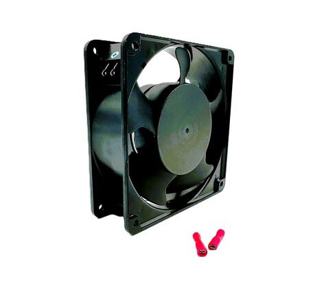Replacement Axial Cooling Fan 2160023 for Delfield Equipment Including Electrical Terminal Connectors, Exact Fit, Easy Install in Saudi Arabia