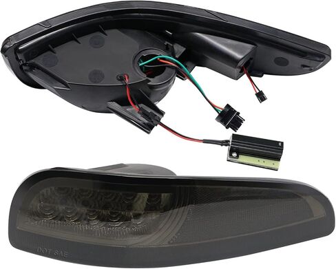 LED Front Corner Light Compatible with Corvette C5 1997-2004, Smoke Bumper Turn Signal Parking Lights Lamps Replacement 10301357, 10301356 in Kuwait