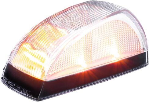 United Pacific 36377 8 LED Cab Light for Freightliner M2, Injection Molded Lens, IP67 Rated, Easy Install, DOT/SAE - Amber LED/Amber Lens – ONE Unit in Kuwait