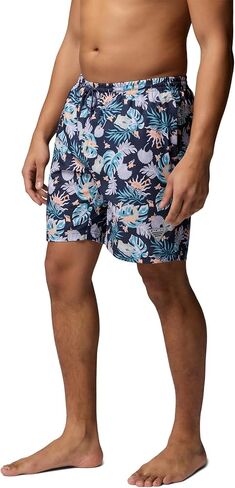 Columbia Men's PFG Rambler Printed Water Short, Nocturnal Inagua, Large x 8 in Saudi Arabia