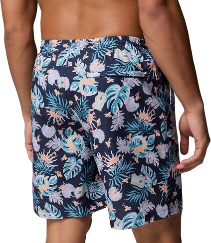 Columbia Men's PFG Rambler Printed Water Short, Nocturnal Inagua, Large x 8 in Saudi Arabia
