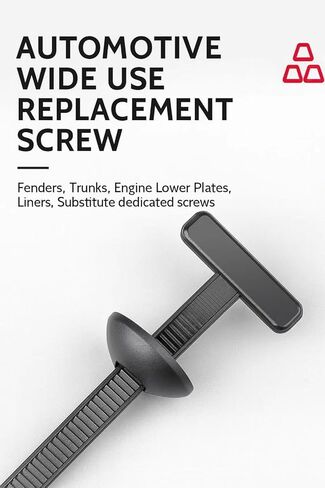 Universal Car Fastener Clips, Zip Tie Style Push Retainer Screws – Replacement Bumper, Radiator & Trim Repair Kit for Auto Body & Interior Fixing in Saudi Arabia