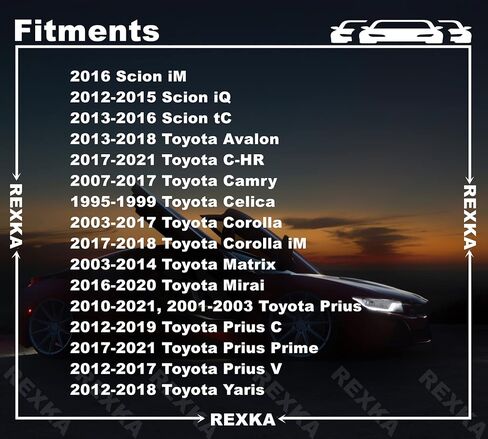 Rexka 10 قطعة الحاجز بطانة الوفير غطاء المسمار 90159-A0030 لتويوتا لكزس أفالون كامري كورولا ماتريكس بريوس يارس ES300h 90159A0030 in Kuwait