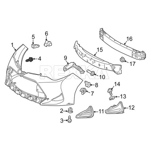 Rexka 10 قطعة الحاجز بطانة الوفير غطاء المسمار 90159-A0030 لتويوتا لكزس أفالون كامري كورولا ماتريكس بريوس يارس ES300h 90159A0030 in Kuwait