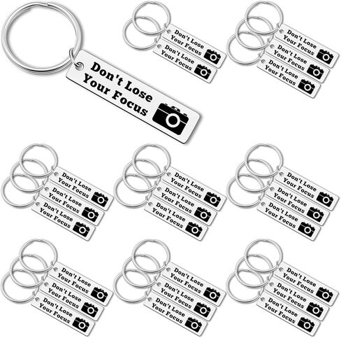 24Pcs Photographer Gift Keychain Inspirational Gifts for Photography Lover Coworker Friends Photo Club Gift Encouragement Graduation Christmas Birthday Gifts for Photography Photo Lovers Camera Lovers in Saudi Arabia