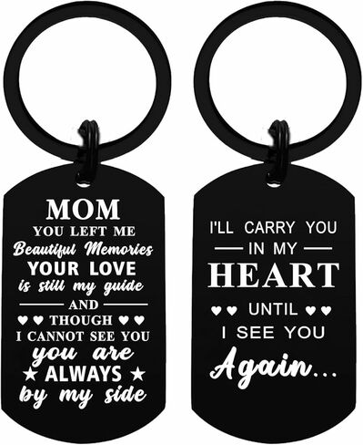 Memorial Keychain Gift - Sympathy Gift for Women Men - In Memory of Loved One Remembrance Keepsake in Saudi Arabia