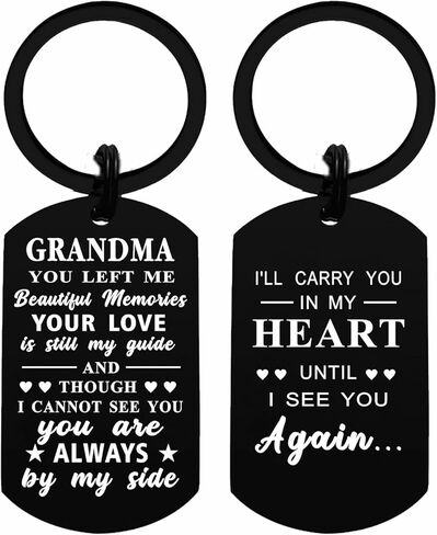 Memorial Keychain Gift - Sympathy Gift for Women Men - In Memory of Loved One Remembrance Keepsake in Saudi Arabia