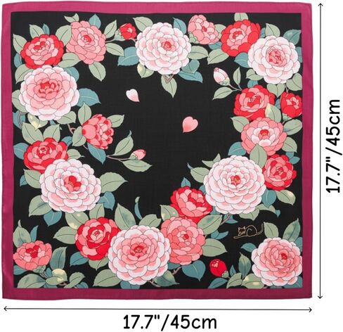 Goaste 16 Pack Cotton Handkerchiefs for Women, 17.7 Inch Women Hankies with Vintage Floral Print, Soft Pure Cotton Ladies Hankies, Multi-color Pocket Square Towel for Gifting, Weddings, Tea Party in Saudi Arabia