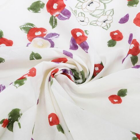 Goaste 16 Pack Cotton Handkerchiefs for Women, 17.7 Inch Women Hankies with Vintage Floral Print, Soft Pure Cotton Ladies Hankies, Multi-color Pocket Square Towel for Gifting, Weddings, Tea Party in Saudi Arabia