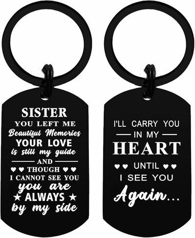 Memorial Keychain Gift - Sympathy Gift for Women Men - In Memory of Loved One Remembrance Keepsake in Saudi Arabia